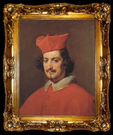 framed  Diego Velazquez Oortrait du cardinal Astalli (Pamphilj) (df02), ta009-2